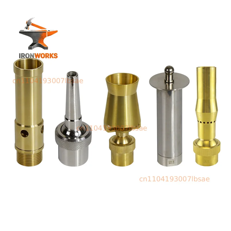 Fountain Nozzles | Universal Direct Spray & Mushroom Spring Nozzle Garden Rockery Waterfall Decoration | Rustproof Brass