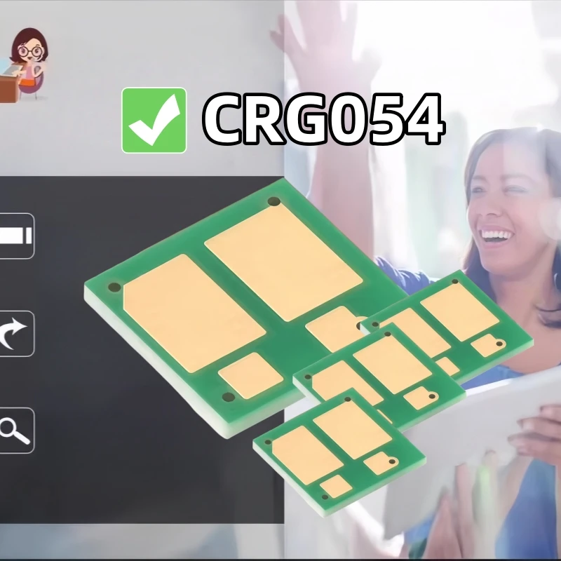 

8 шт. чипов для тонер-картриджей CRG054 для Canon imageCLASS iC MF641Cw MF643Cdw MF645Cx LBP621Cw LBP623Cdn LBP623Cdw, сброс лазерного картриджа