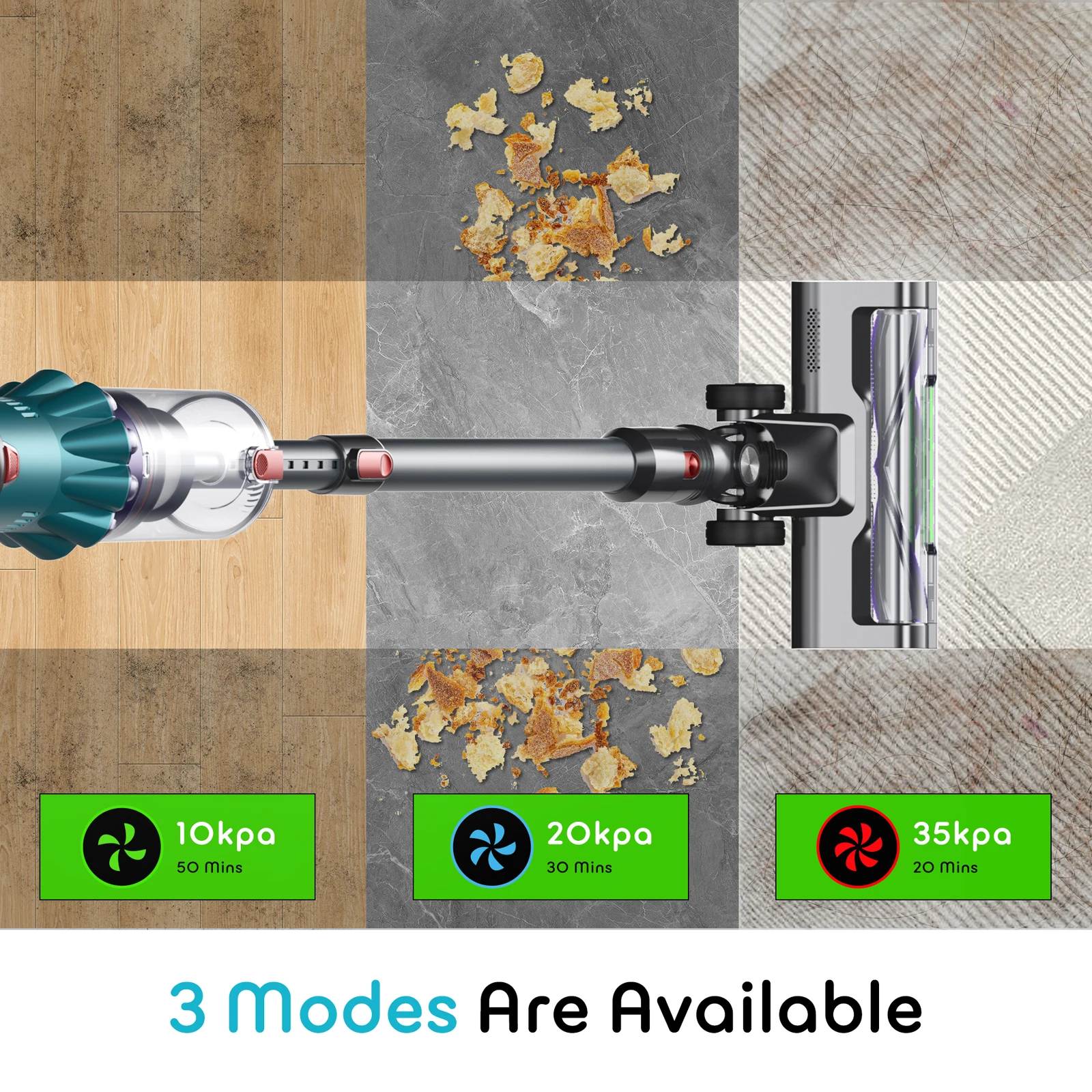 Household Appliances Rechargeable Portable Standing Vacuum Cleaner Wireless Vacuum Cleaner Cordless Vacuum Cleaner