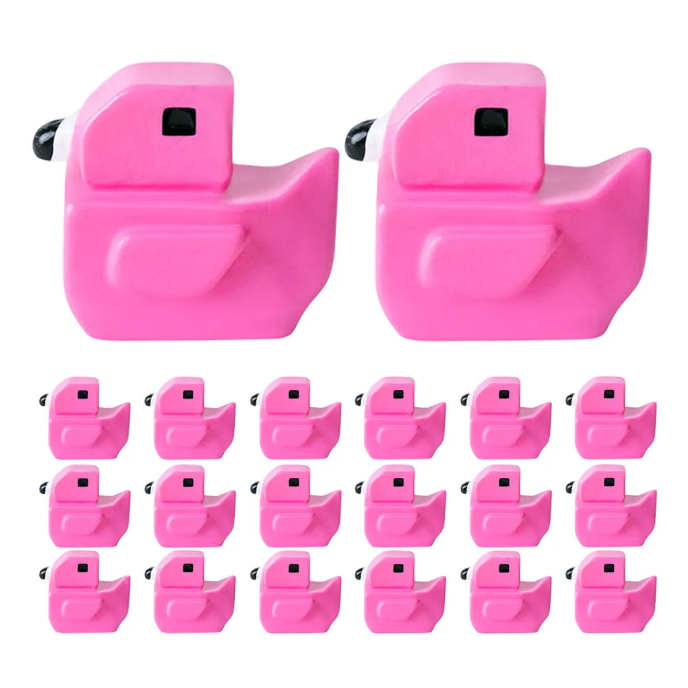 

50Pcs Unique Flamingo Themed Mini Decorations for DIY Garden Landscape Aquarium Accessories Charming Micro Figurines Display Set
