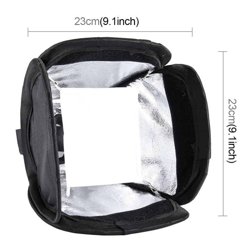 PULUZ Foldable Soft Flash Light Diffuser Softbox Cover, Size: 23cm x 23cm