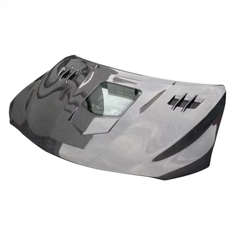 

Карбоновый капот-воздухозаборник для Toyota Camry 8-го поколения (2017-2022), прозрачный, в стиле Arc