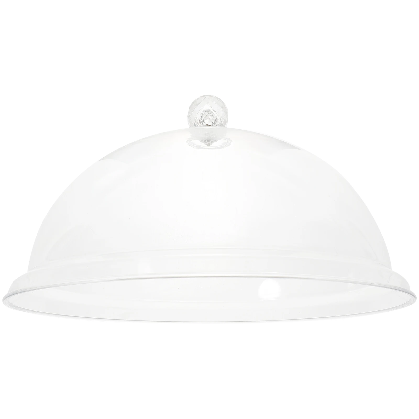 

1pc Transparent Round Food Cover 10 Inch Cake Lid Tray Tent PVC Material Dessert Protection Practical Insulation Kitchen Bar Use