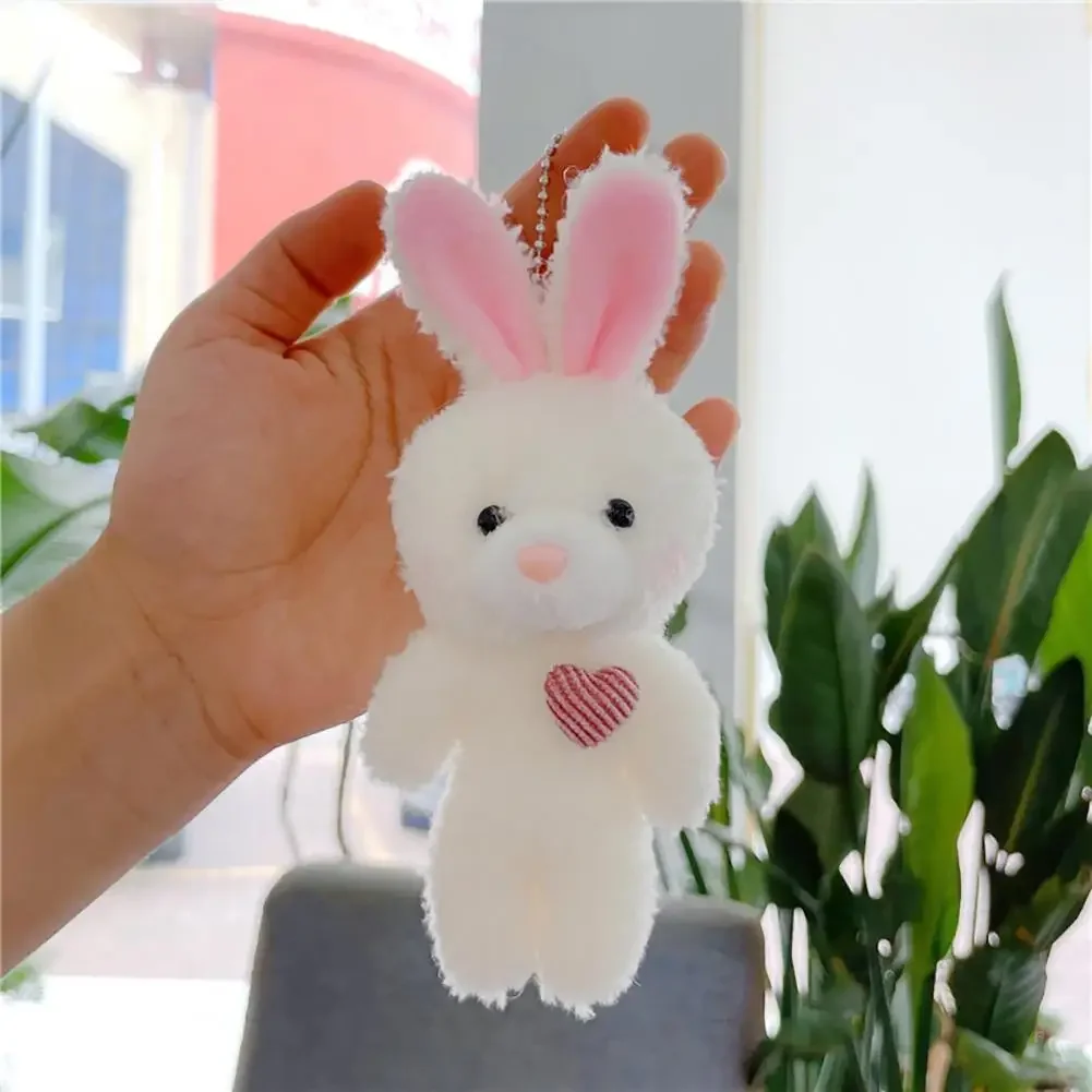 1Pc Simulation Rabbit Pendant Girl Plush Toy Claw Machine Ornaments Gift Anime Keychain Doll Children Gifts Toy