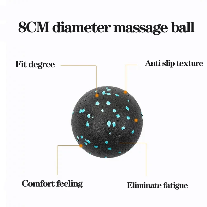 Yoga Peanut Balls Body Massage Fascia Ball Suit Foam Block High Density Muscle Relaxation Lacrosse Fitness Exercise Relieve Pain