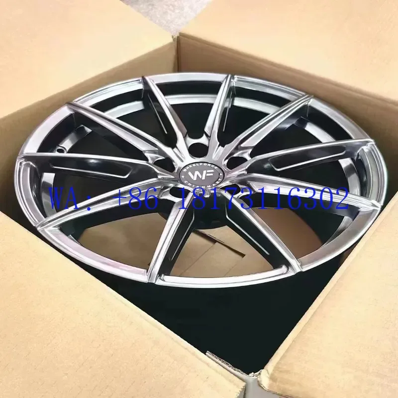 Hot Chrome 17-inch 18-inch 19-inch spinning lightweight WF multi-spoke concave modified wheel hub for MG Civic view 5