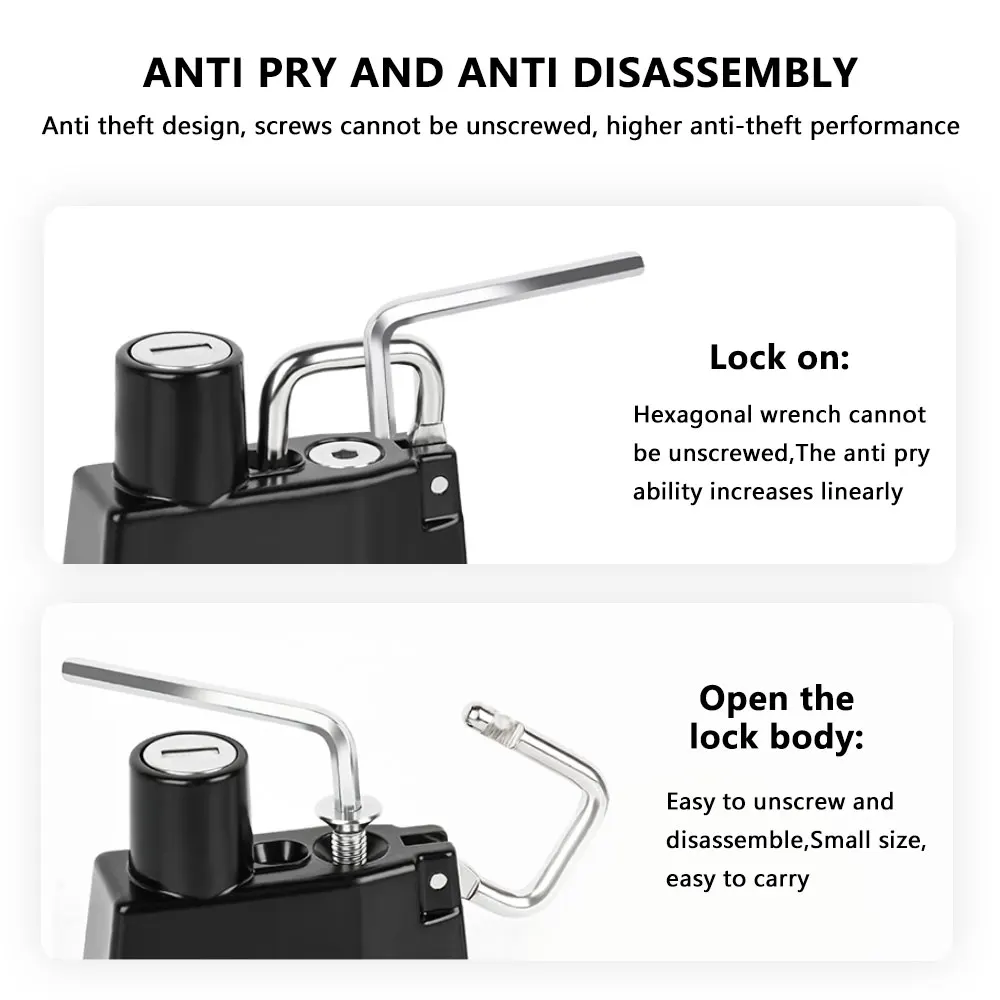 For Kawasaki VN650 Vulcan S 650 2015-2021 2016 Helmet Lock Motorcycle Helmets Security Anti-Theft Lock Rust-Proof Sturdy
