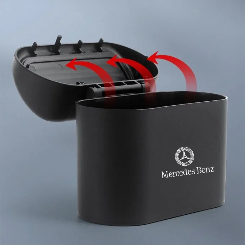 لبنز AMG سلة مهملات السيارة معلقة مركبة القمامة الغبار صندوق تخزين سلة المهملات لمرسيدس بنز AMG GLC GLB GLE CLA GLS Aut #4
