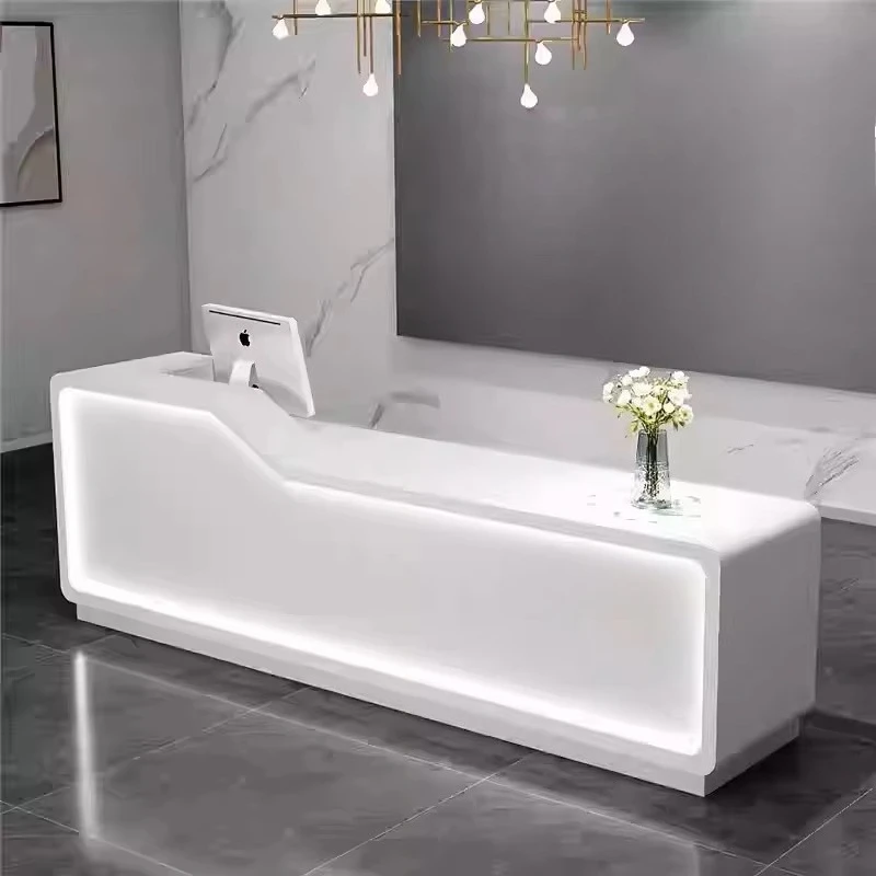 az-Bar Counter and Cash Register Minimalist Modern Beauty Salon Training Institution Clothing Company Reception Desk@