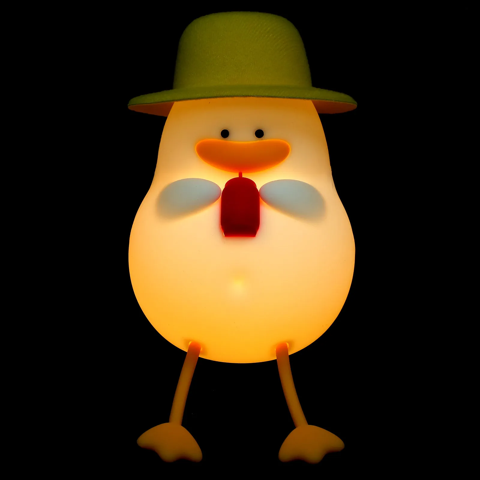 

Duck Night Light Silicone Touch-Sensitive LED Nursery Lamp for Kids Bedroom Soft Glow Aesthetic Room Decor Bedside Nightlight