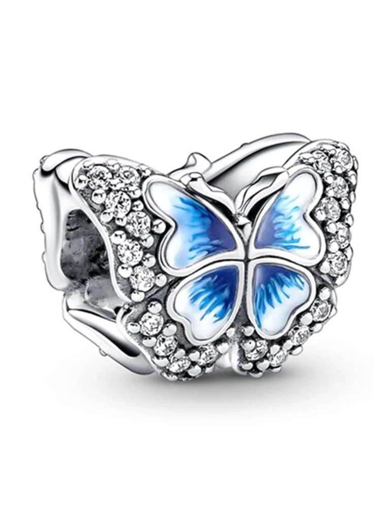 Popular 10PCS/lot Alloy Charm Beads Bracelet Necklace For Women DIY Fashion Jewelry Gifts Accessory Drop-Shipping Wholesale