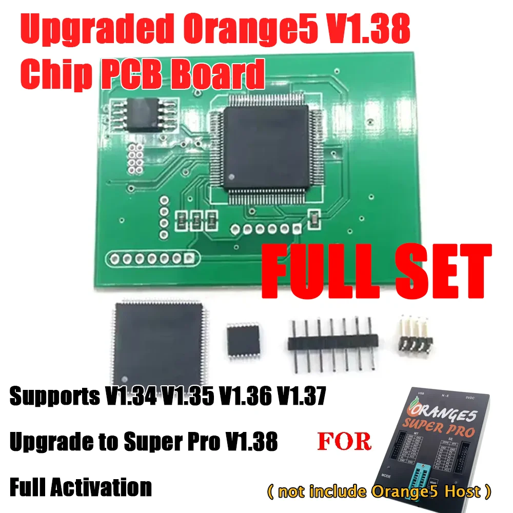 Upgraded Orange5 V1.38 SuperPro Update Chip PCB Kit for Orange 5 Support Lower Version V1.34-1.37 Upgrade V1.38 Full Activation