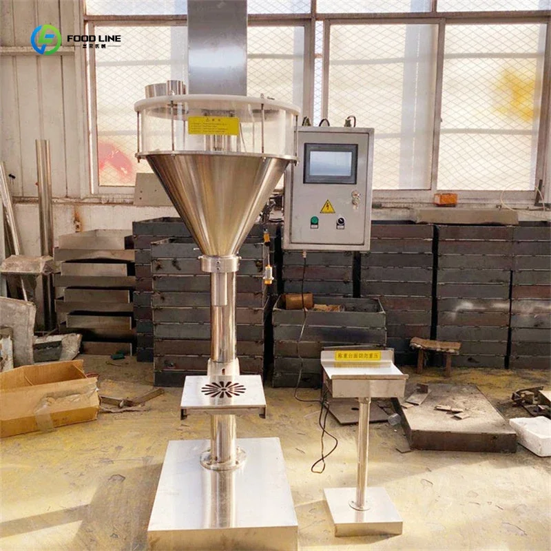 Auger Type Semi Automatic Protein Powder Seasoning Spices Packaging Equipment Sugar Flour Powder Packing Machine FL Customized