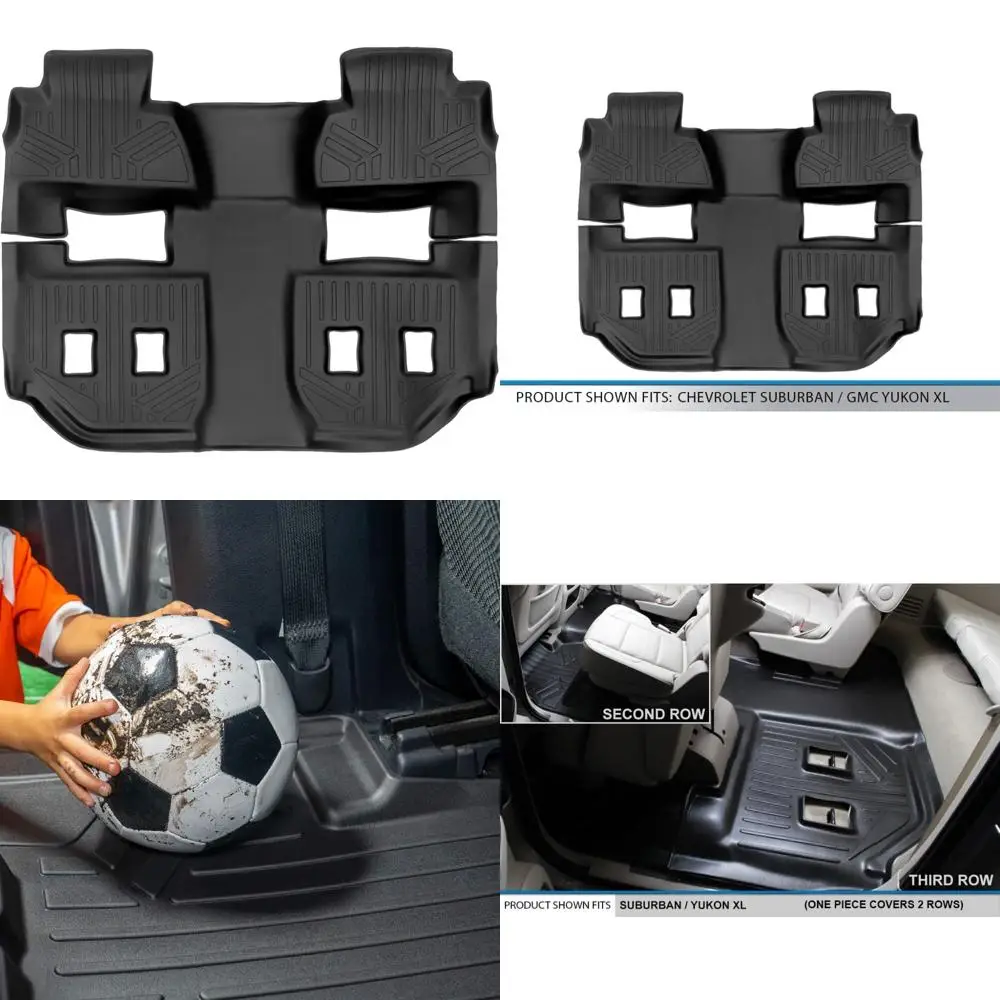 

SMARTLINER Коврики на заказ 2-й и 3-й рядный вкладыш для Chevrolet Suburban 2015-2020 гг.