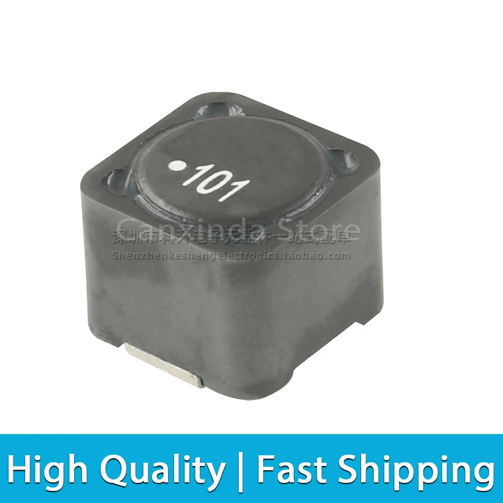 5pcs 7447709101 Molding Choke Inductance 100uH 2.5A High Efficiency Shield Drum Core Power Inductor 101 Surface Mount 1210