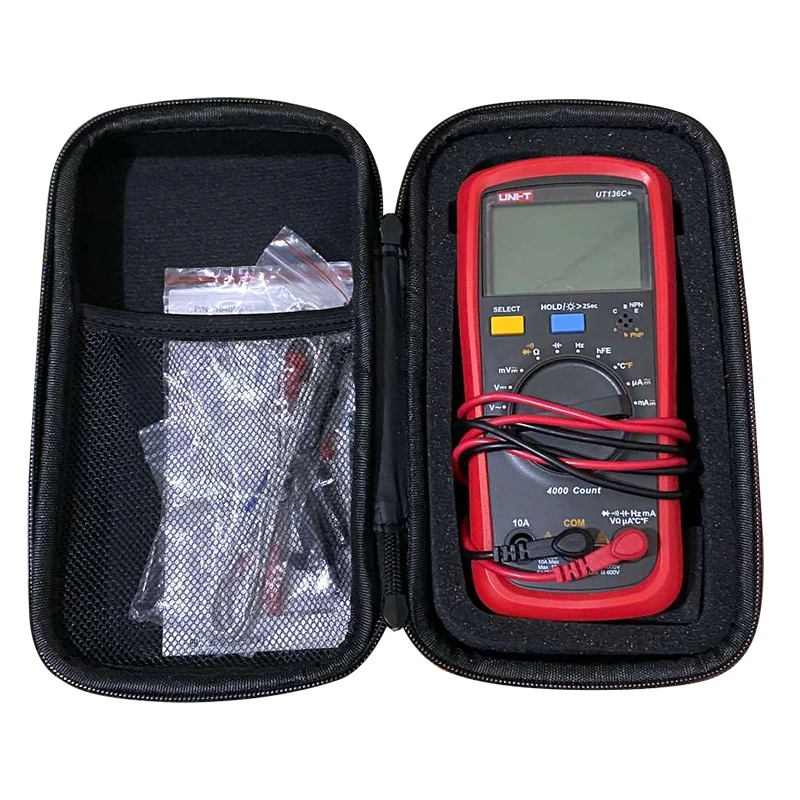 NEW Hard EVA Outdoor Travel Storage Bag Carrying Cover Case for UNI-T UT136B+ UT136C Plus Digital Multimeter