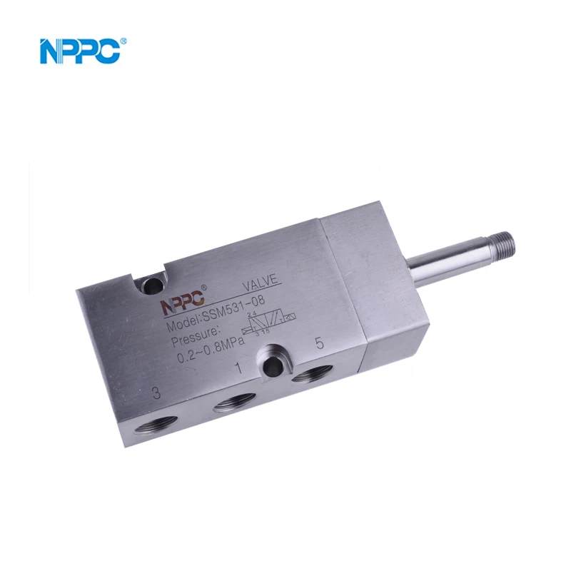 SSM531-08 5/2 Namuar type  solenoid valve stainless steel coil voltage  DC24V AC24V AC220V single head G1/4 NPPC Brand