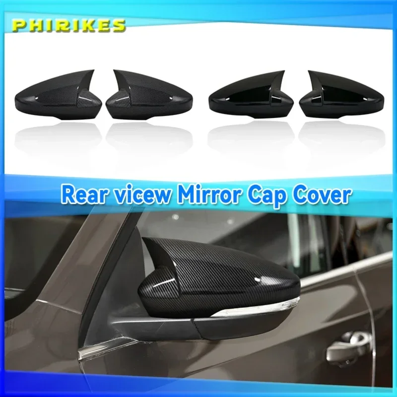 

Glossy Black Car Rearview Mirror Covers Side Wing Mirror Caps for Skoda Octavia Mk3 A7 5E 2014-2019