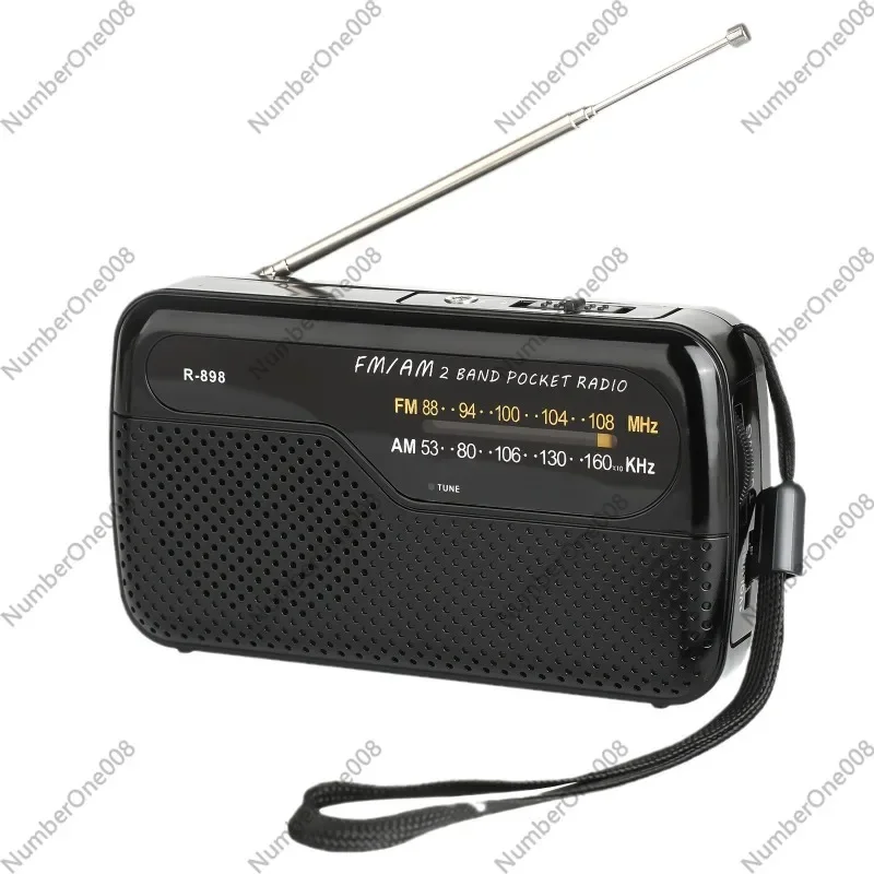 Portable Outdoor Radio FM AM Small Pocket Radio For Seniors Walking