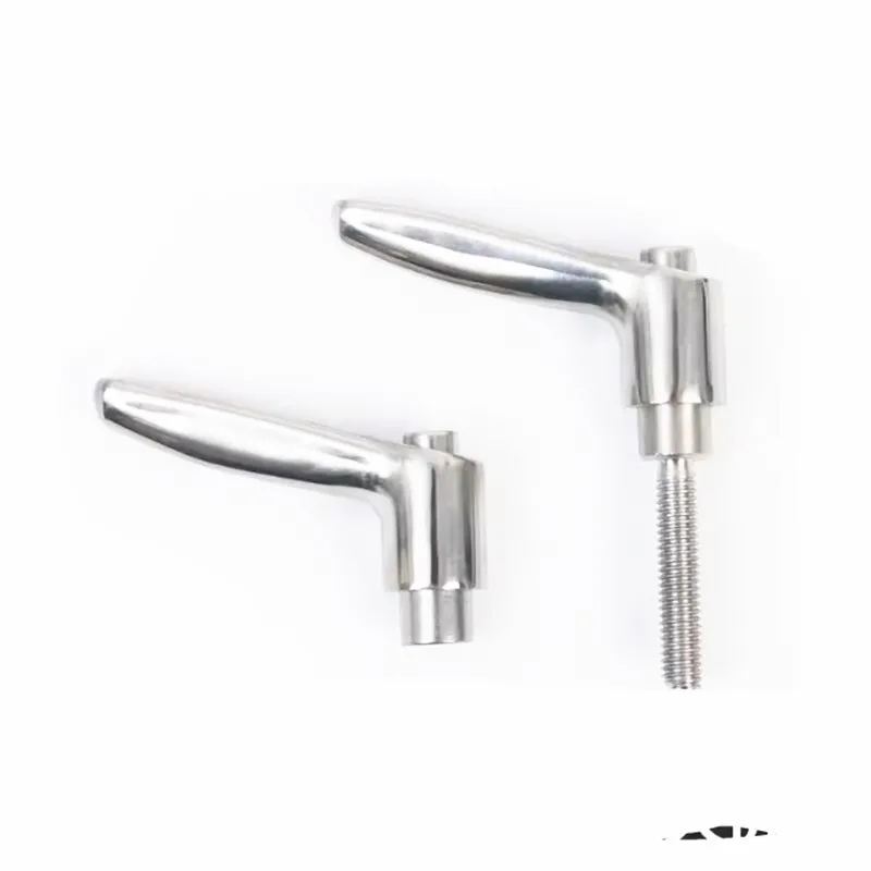 

1pcs M4 M5 M6 M8 M10 M12 304 Stainless Steel Clamping Lever Machinery Adjustable Handle Locking External Male Thread Knob Nut