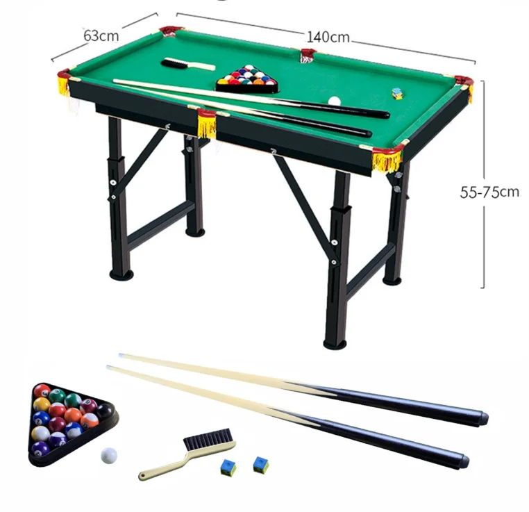 LXY-N490 3ft,4ft,5ft snooker and pool table, folded kids billiard table