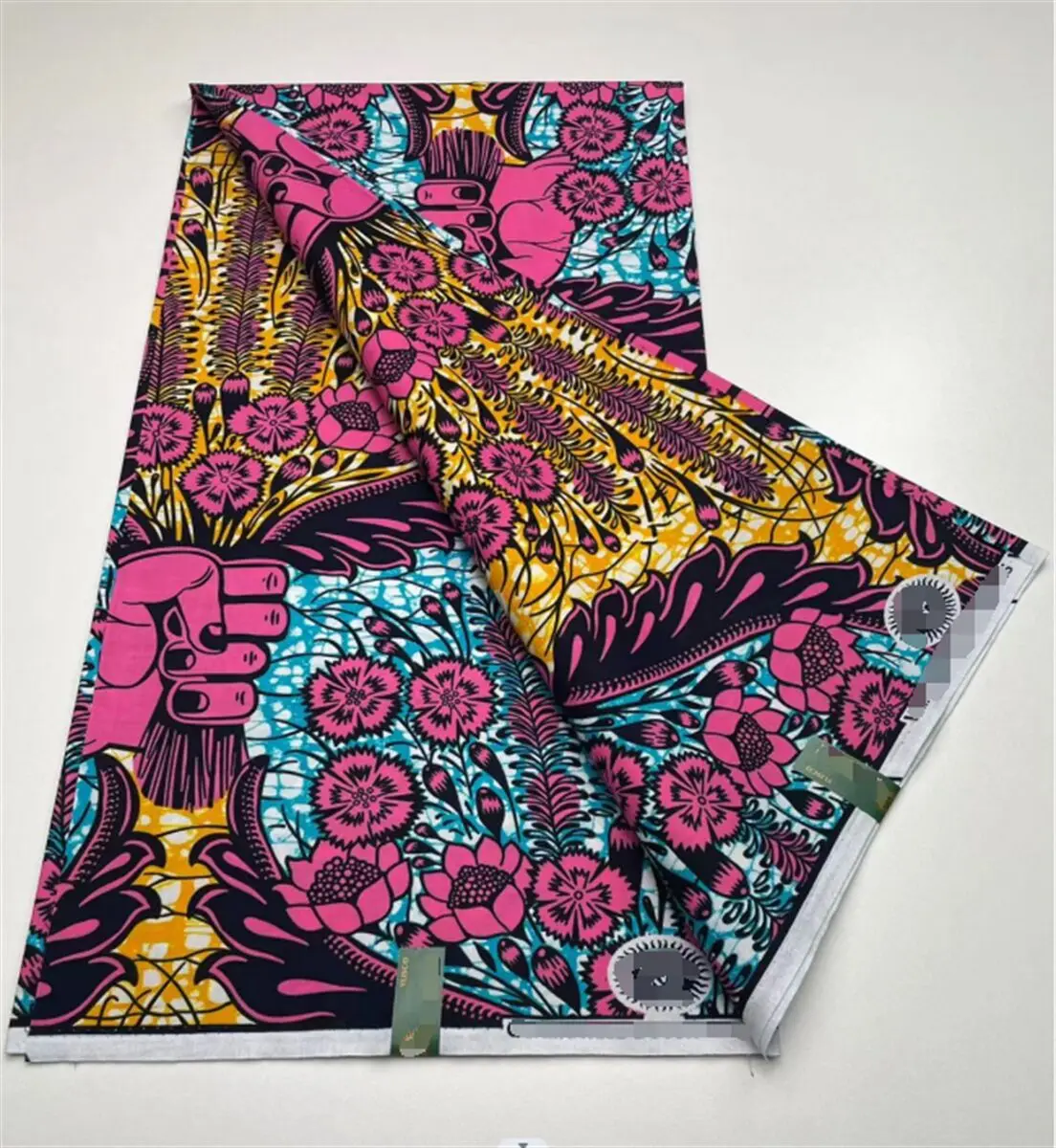 

Latest Design African Real Wax Prints Fabric 2024 Ankara Wax Fabric 100% Cotton Wax Guaranteed Veritable Real Super Batik