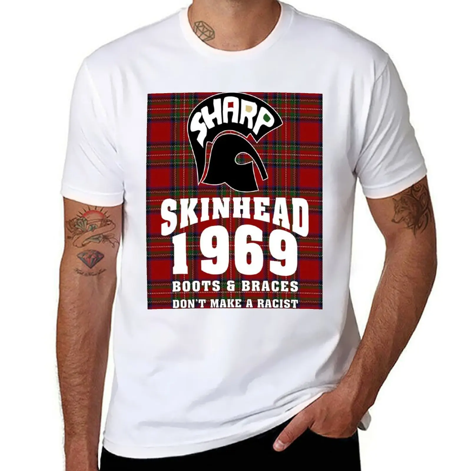 Sharp Skinheads - تي شيرت الترتان مطبوع عليه حيوانات للأولاد، مجموعة قمصان صيفية للرجال