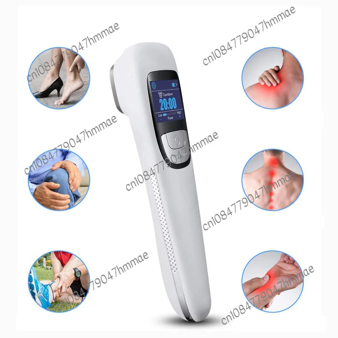 Semiconductor 650Nm Red Light Meter Handheld Portable Infrared Therapy Instrument Physiotherapy Device