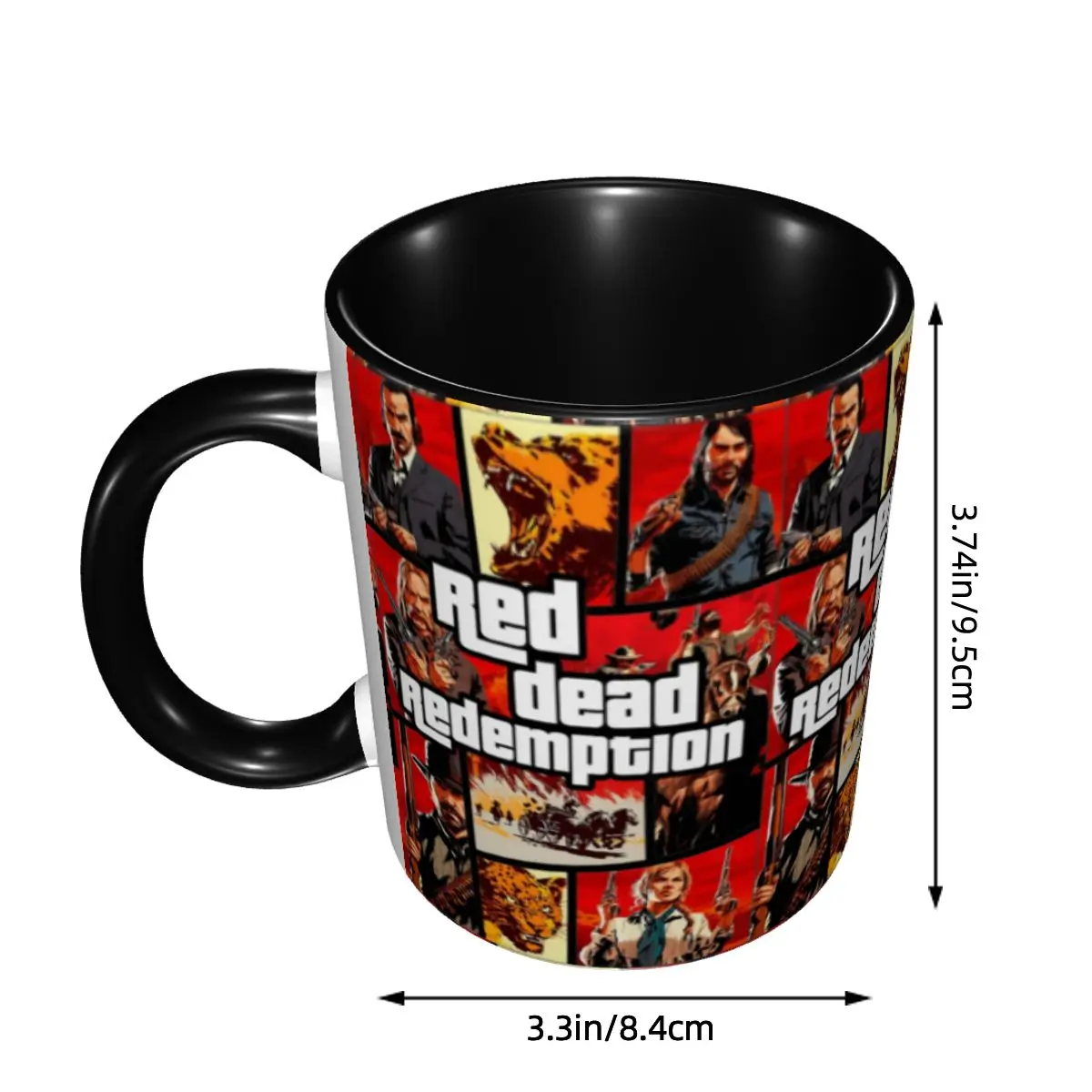 Red Dead Redemptions Game Lover Mug Novelty Tea Cup Gifts For Women Men