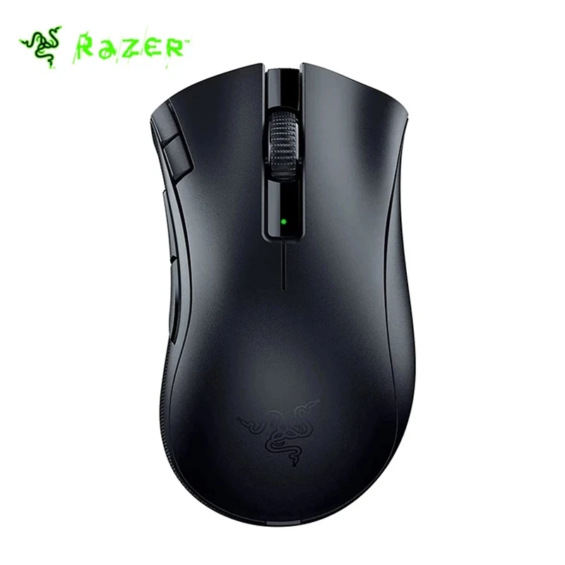 Razer-DeathAdder V2 X Hyperspeed Design Mouse sem fio, 7 botões programáveis, 2 interruptores mecânicos, 5G, sensor óptico 14K DPI