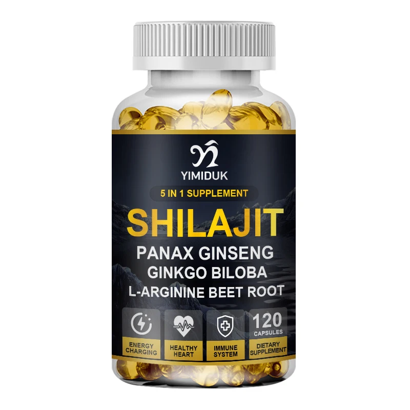 

Himalaya Shilajit Capsules, High in Trace Minerals & Fulvic Acid for Energy, Muscle Strength & Immunity, Extra Strength