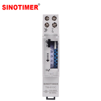 110-250V 16A Quartz Mechanical Timer 24 Hours Programmable Din Rail Relay 15 Minutes Interval Time Switch Gauge Instruments