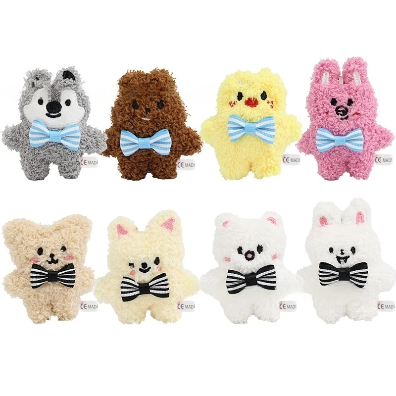 SKZOO Speelgoed Pluche Cartoon Sleutelhanger Verdwaalde Kinderen FM Week Pluche Pop Hanger Mini Rugzak Accessoires Kindercadeau