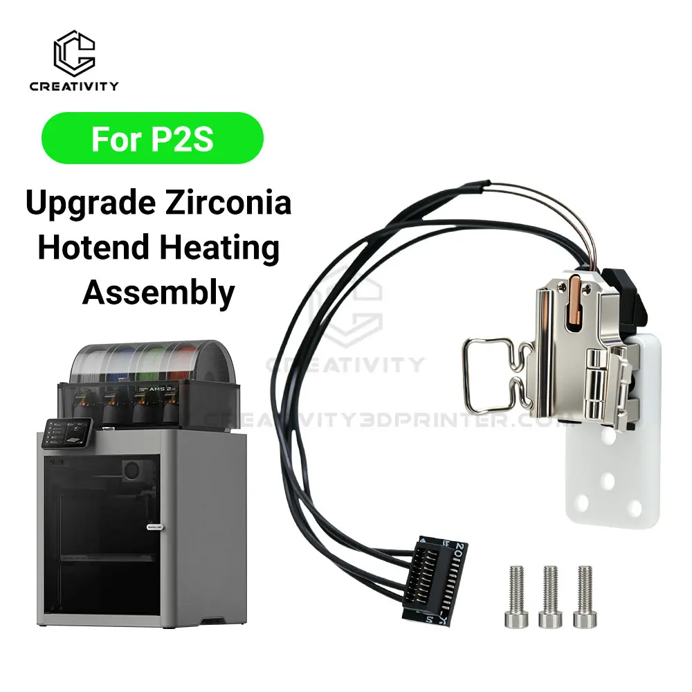 Upgraded Mounting P2S Heating Assembly Kit For P2S Hotend Quick-Swap High Temperature For Bamboo Lab P2S 3D Printer Accessories
