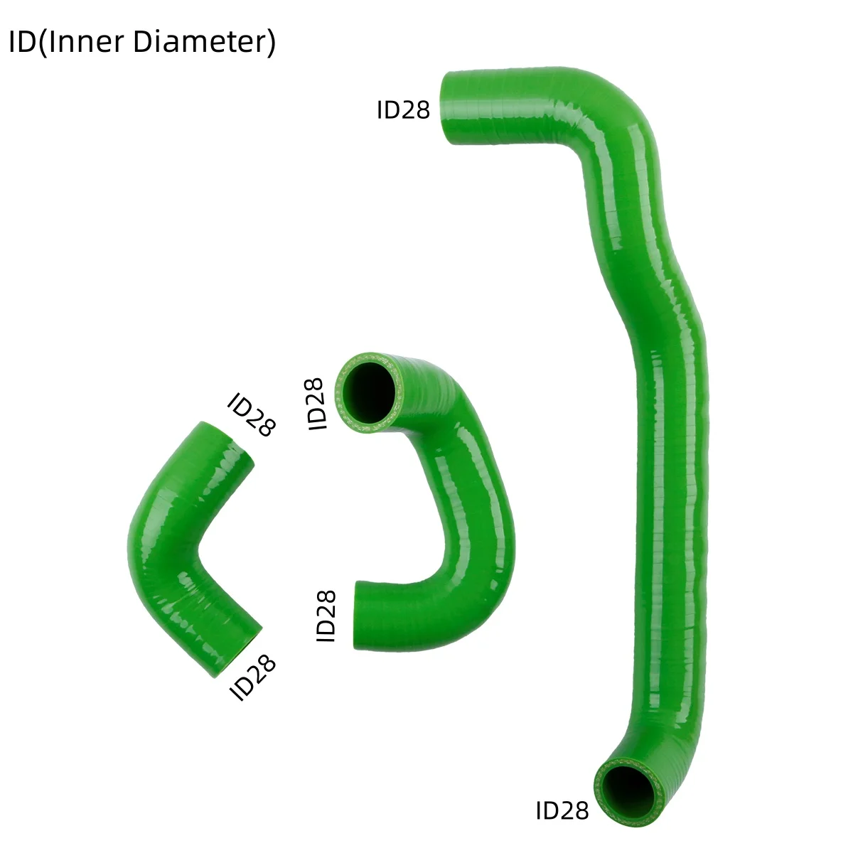 3PCS For Grande Punto Abarth/ Alfa Romeo MiTo Giulietta 1.4 Tb Pop Off Circuit 3-ply Abarth Silicone Hose Kit Replacement Parts