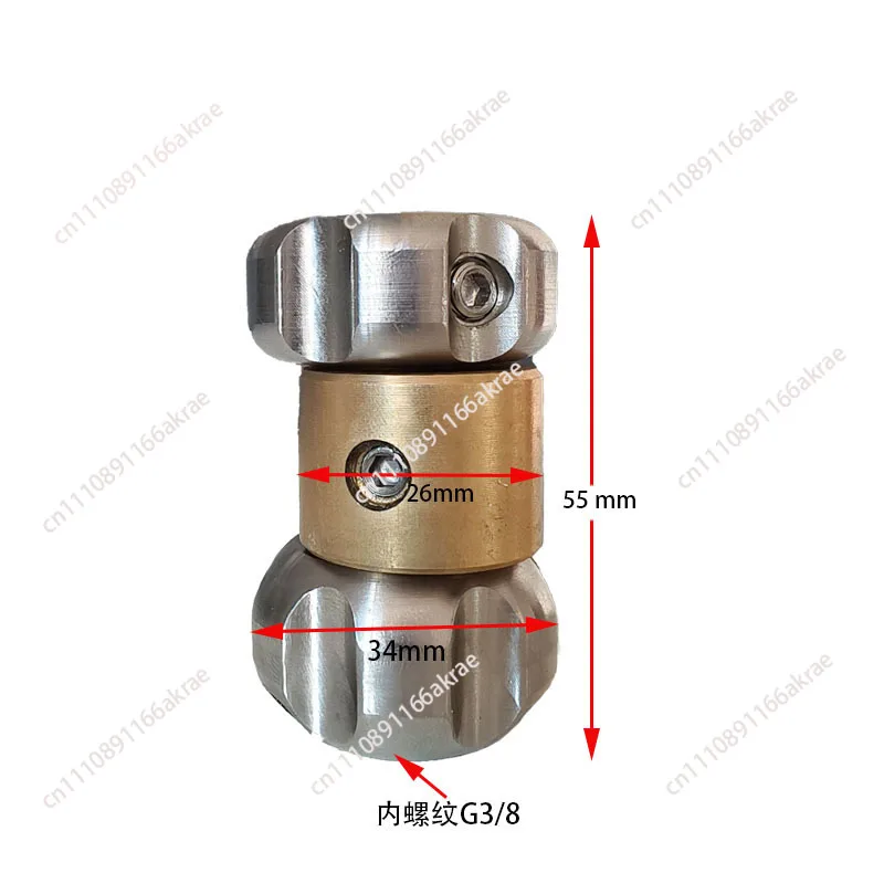Mini high pressure dredging, small bouncing nozzle, small pipe dredging, 3/8 sewer pipe dredging and cleaning