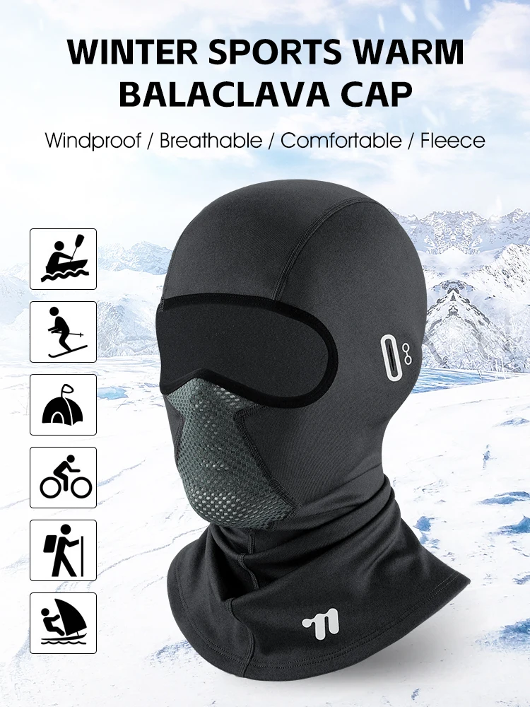 AliExpress West Biking WEST BIKING Winter Balaclava Men Women Warm Fleece Bicycle Motorcycle Face Mask Cycling Skiing