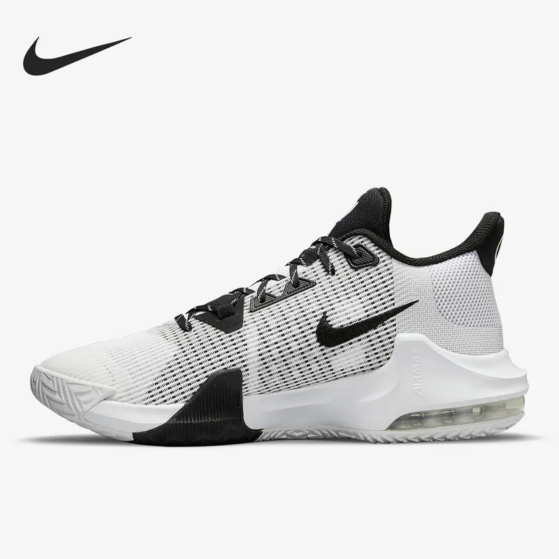 Nike Air Max Impact 3, дышащие и удобные мужские повседневные тренировочные амортизирующие спортивные баскетбольные кроссовки с низким верхом DC3725-100