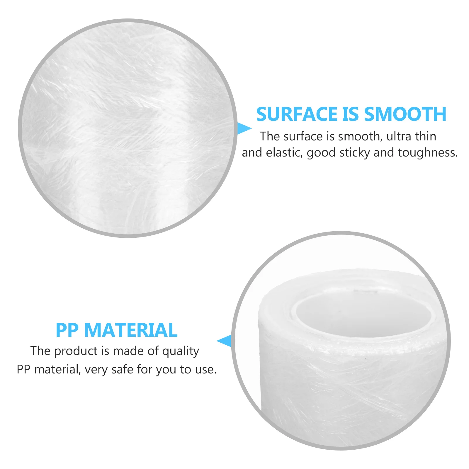 3 Rolls Remove Eyelash Cling Film Smooth Eyebrow Lip Film Grafting Accessories Tattoos Accessories