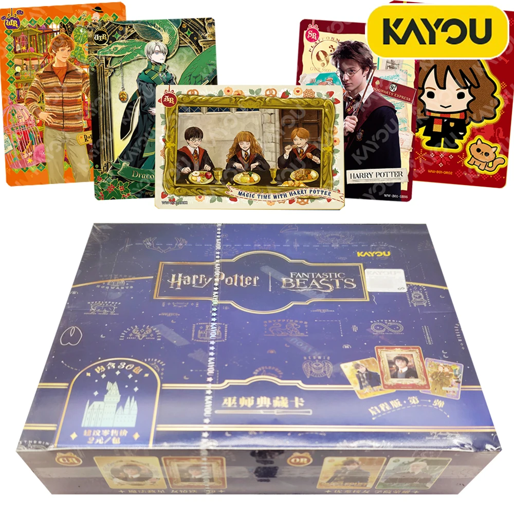 

KAYOU Genuine Harry Potter Collection Cards for Boys Girls Precious Ron Hermione Classic Movie Plot Memory Cards Birthday Gifts
