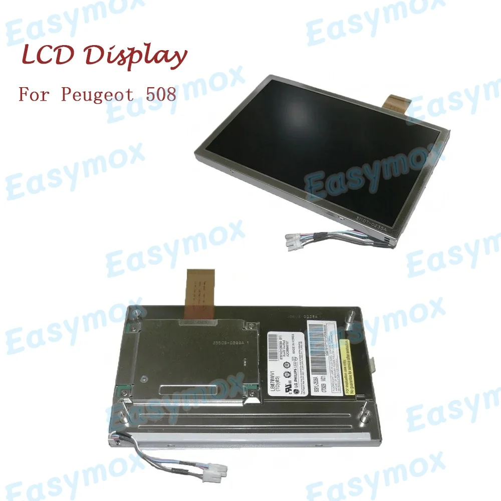 

LB070WV1(TD) (05) 7" LCD Display for Peugeot 508 Screen Navigation Repair Parts Replacement LB070WV1(TD)(04)