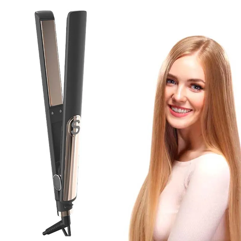 

High Quality Portable Ceramic Coated Straight Hair Irons With Professional And Fast Heating Straight Hair Clips