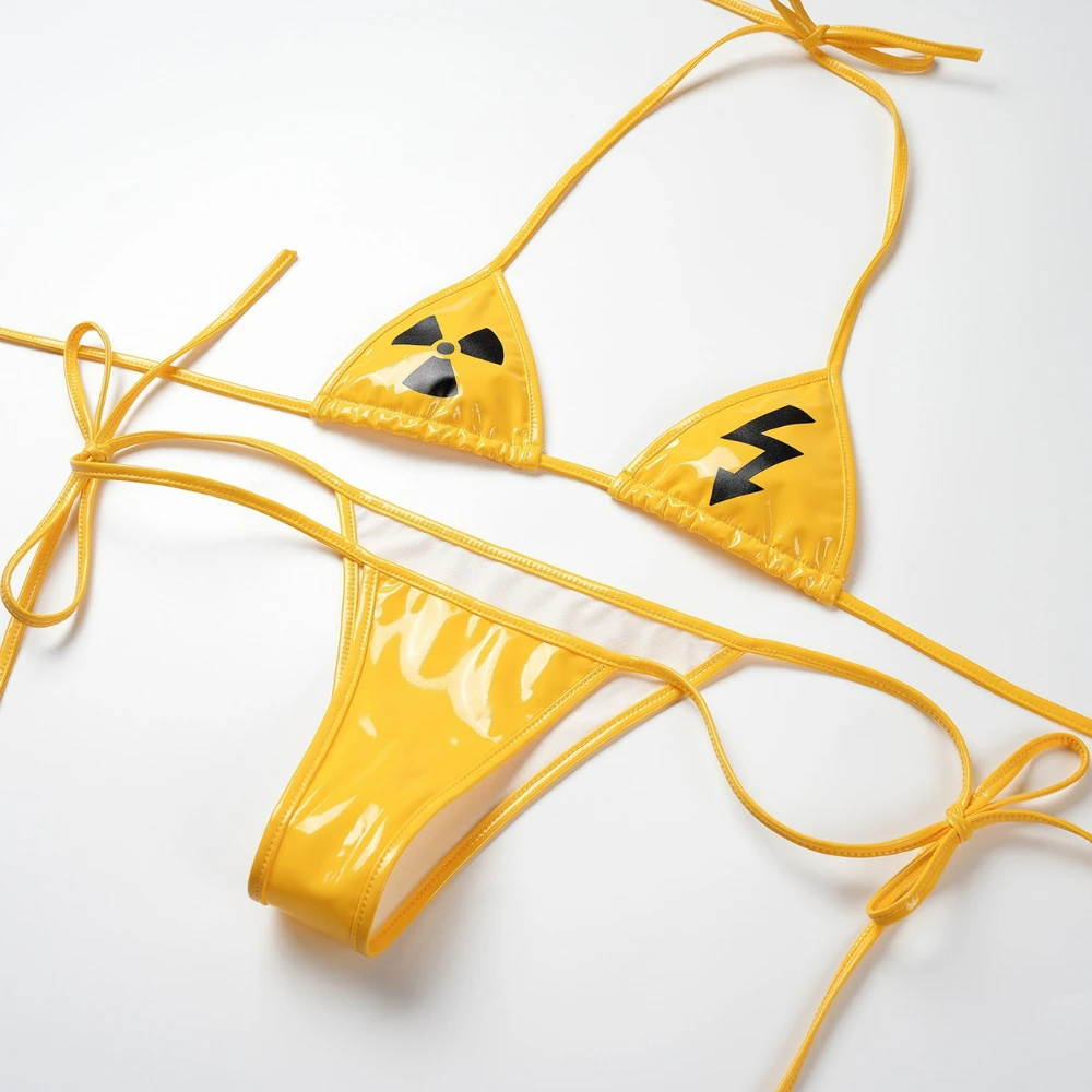 

Sexy Lingerie Bikini Swimsuit Women Three Point Underwear Set Anime Cosplay Costume Bra Thong Two Piece Summer Beach Sexy Bikini