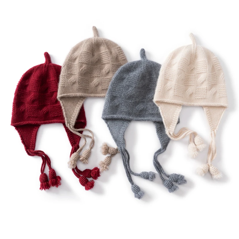 

KOIJINSKY Women's Autumn/Winter 100% Cashmere Knitted Hat