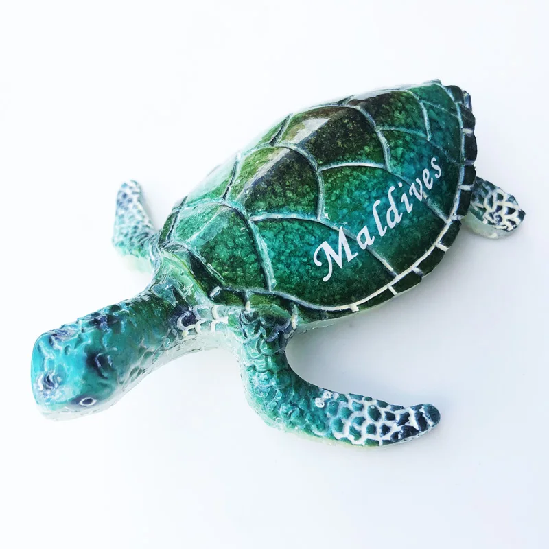 

Resin fridge magnet with turtle shaped, tourism souvenir, crafts, message stickers, gifts