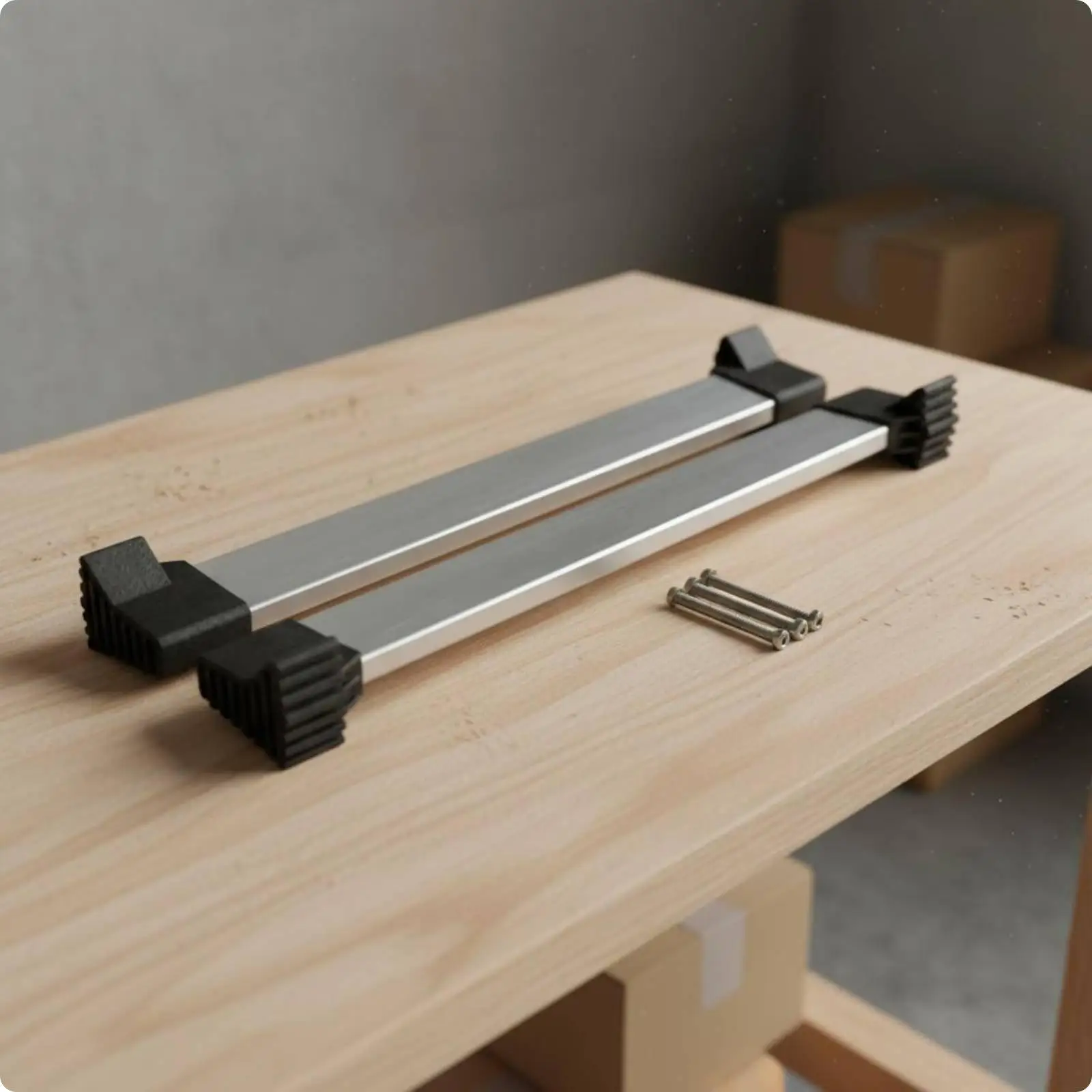 Aluminum Ladder Stabilizer Bar Heavy Duty Base Extension Ladder Accessory Safety Support for Folding Telescopic Ladder