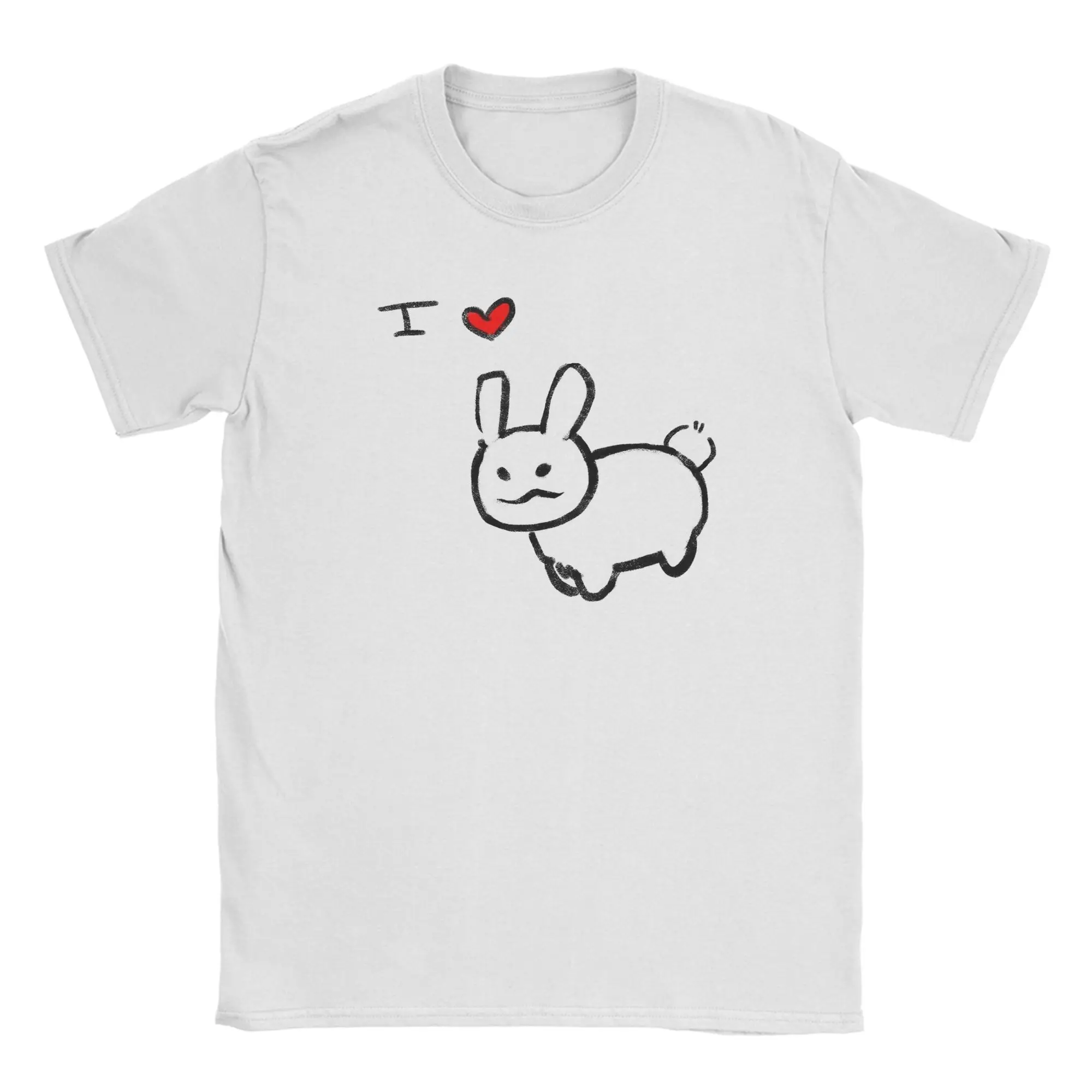 I love Gubby Forsaken T Shirt Summer  Trendy Cool T Shirts Adult Cotton Breathable Oversized Clothes Short Sleeve Y2K Funny Tops