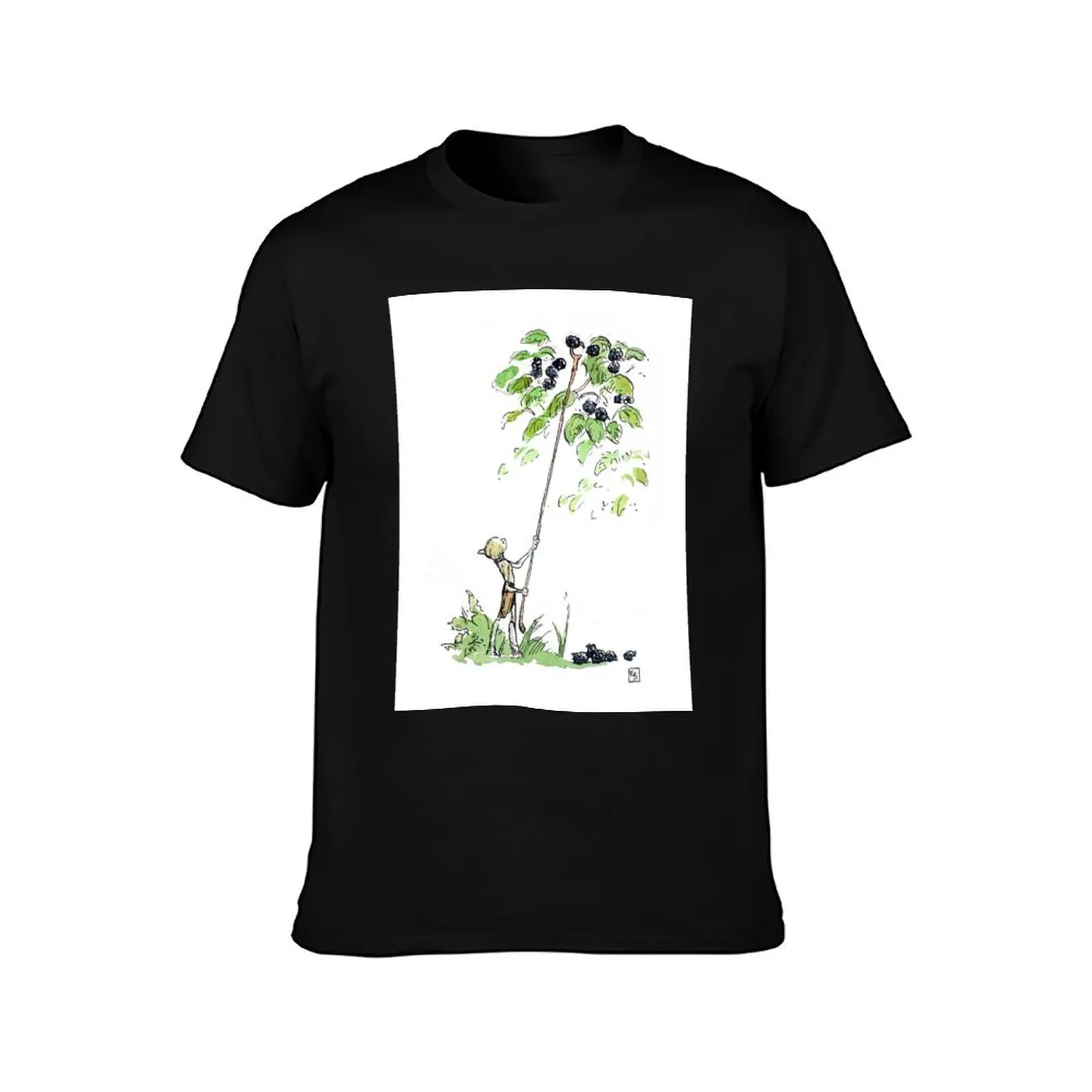 Pixie using a Hooker Stick T-Shirt Casual Simple Design Short Sleeve Shirt T-Shirt