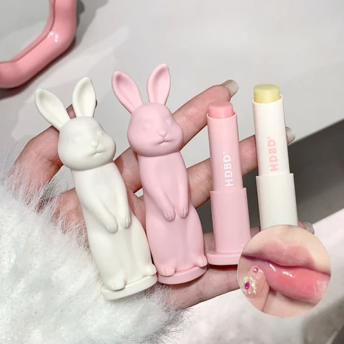 Imagen 1 del producto Bálsamo labial hidratante de rosa oscura, barra hidratante para el cuidado de los labios, exfolia la piel muerta, suaviza las líneas de los labios, Base perfecta, lápiz labial transparente