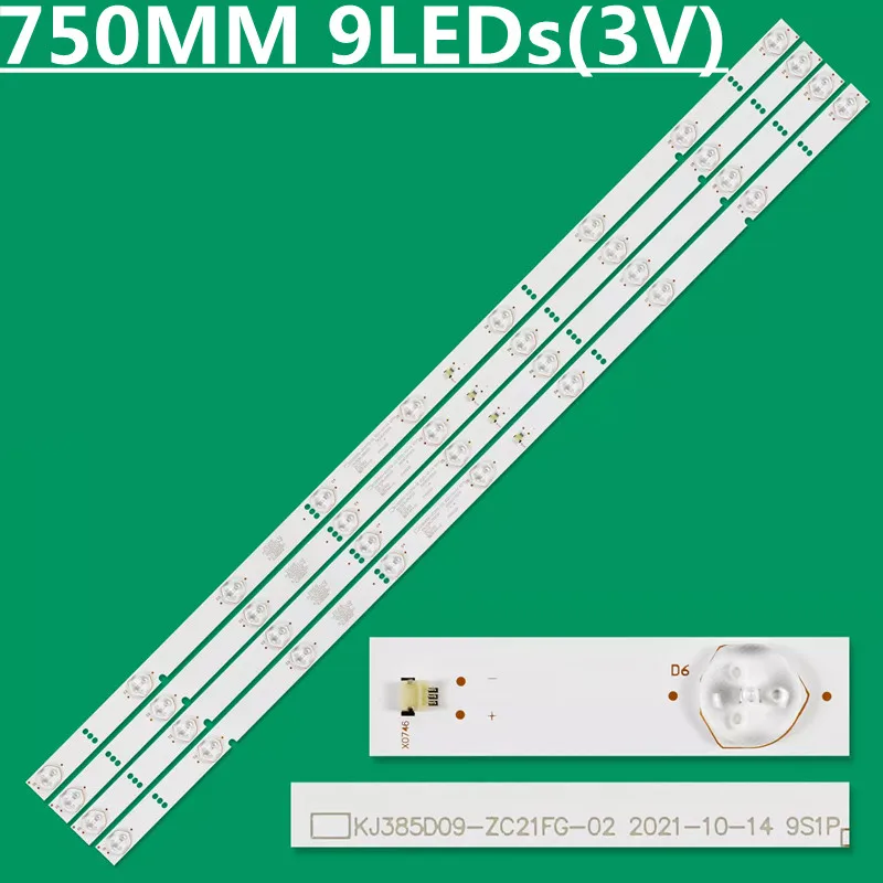 

3PCS LED Backlight Strip For KJ385D09-ZC21FG-02 303KJ385031 39E20W LED-39W6000 39LES76T2 39LES81T2 KM0385LDPH02S SMT-39MA3